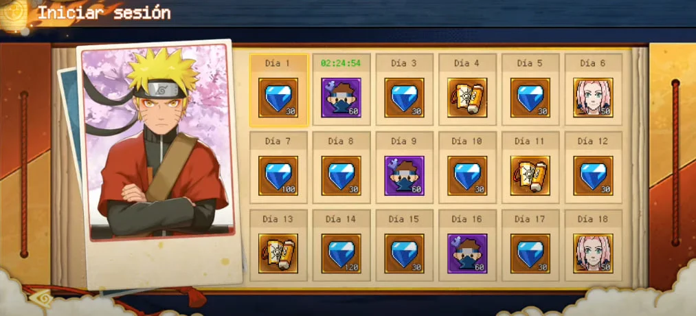 Tangkap layar gameplay Pixel Shippuden 4