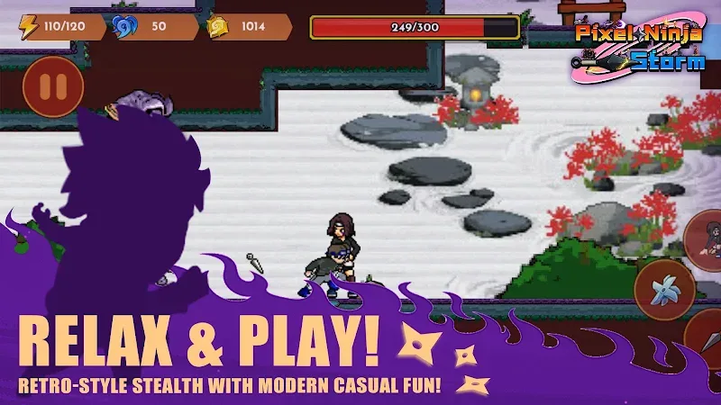 Captura de pantalla 2 de Pixel Ninja: Storm