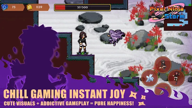 Captura de pantalla 4 de Pixel Ninja: Storm