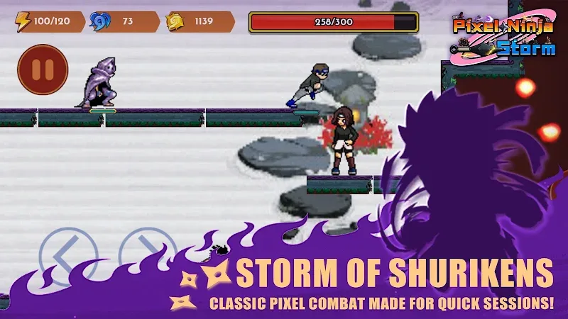 Captura de pantalla 3 de Pixel Ninja: Storm