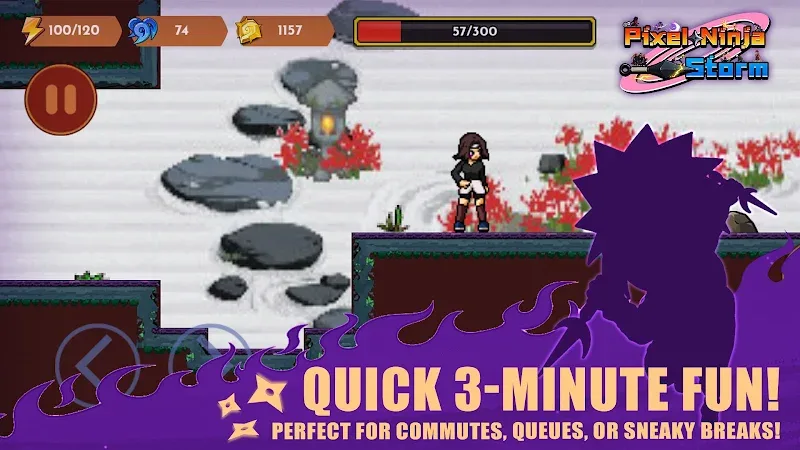 Captura de pantalla 5 de Pixel Ninja: Storm
