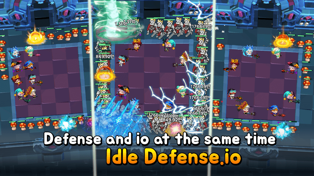 Tangkapan layar Pixel Heroes, Defense 2