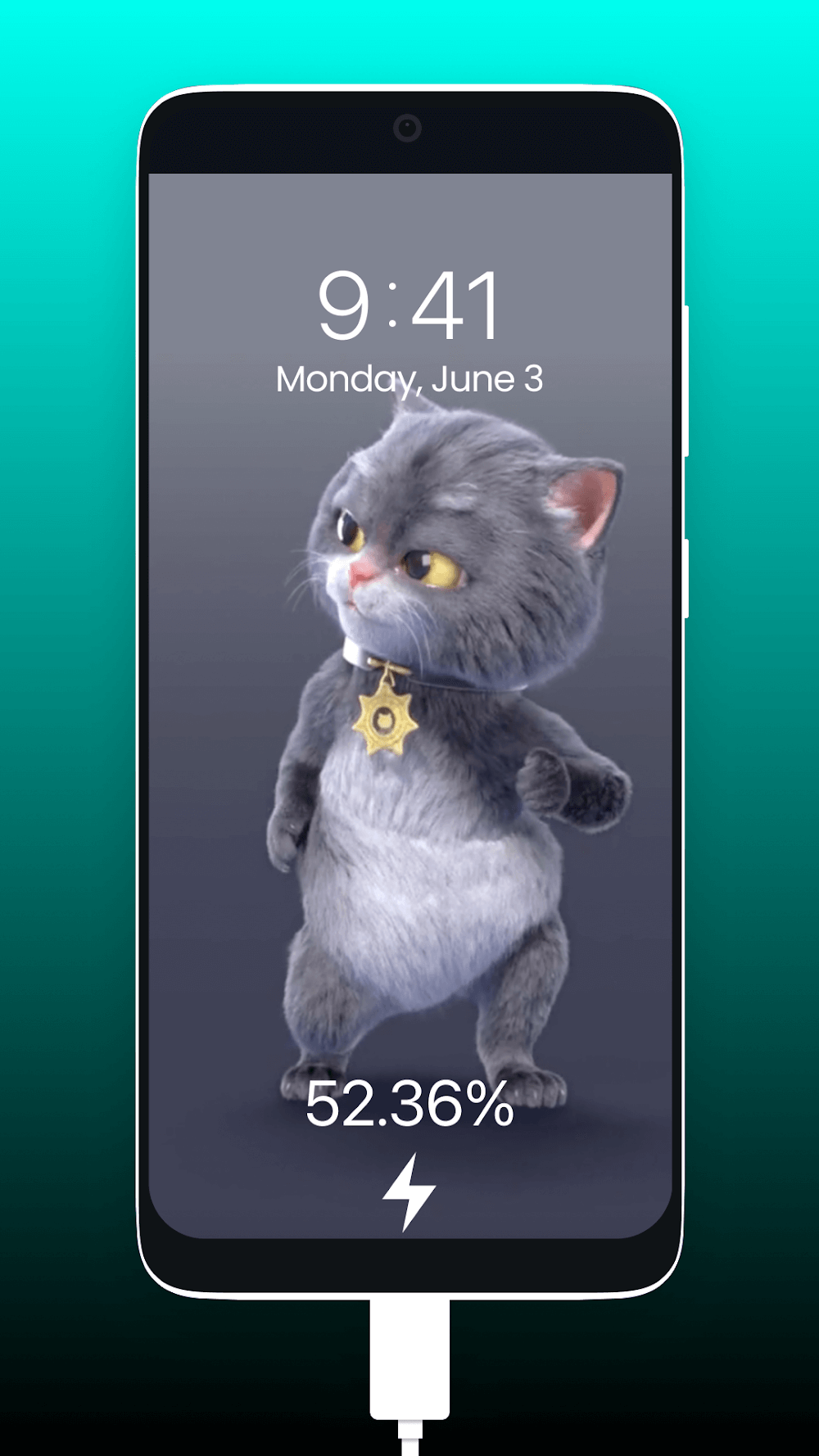 Captura de pantalla de Charging Fun Battery Animation 4
