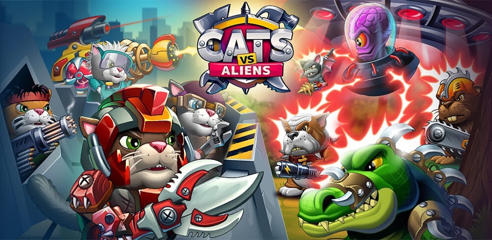 Cats vs Aliens PvP screenshot 1