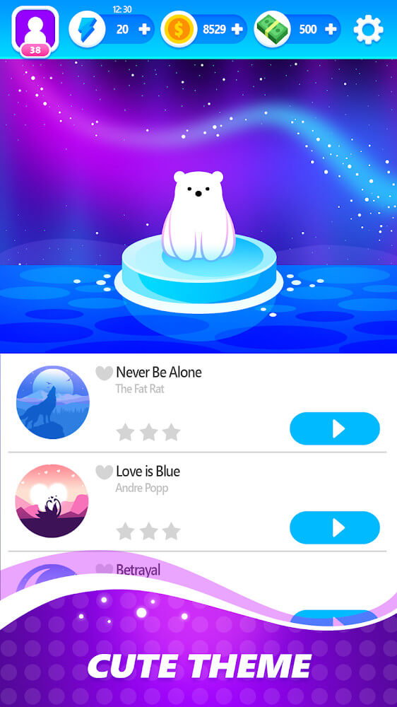Tangkapan layar Catch Tiles Magic Piano 4