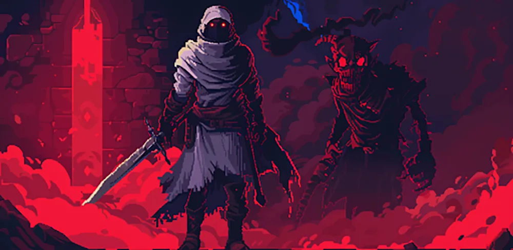 Screenshot gameplay Raising a Fallen Warrior 1