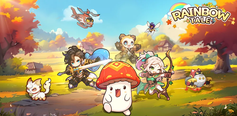 Captura de pantalla del juego RainBow Tale 1