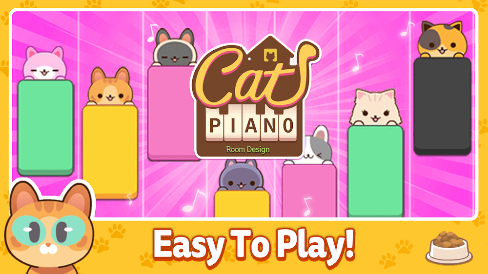 Piano Cat Tiles gameplay screenshot 2