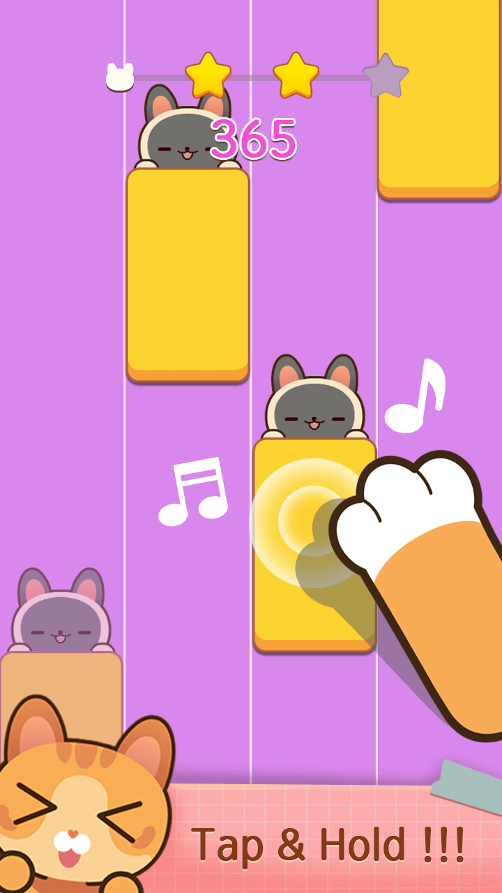 Piano Cat Tiles gameplay screenshot 3