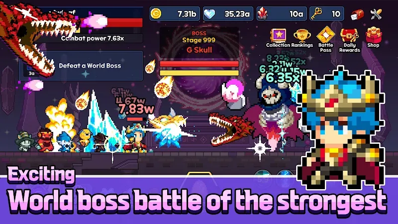Captura de pantalla 5 de Pixel Dragon Knights: Idle RPG