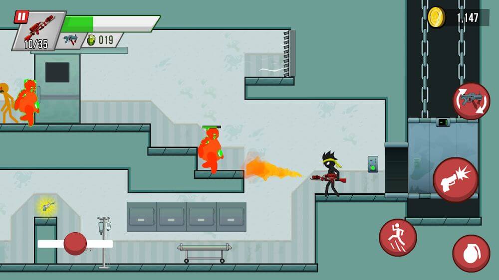 Stickman vs Zombies screenshot 6