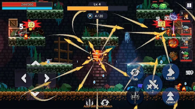 Pixel Clan: Dungeon Squad Captura de pantalla 6