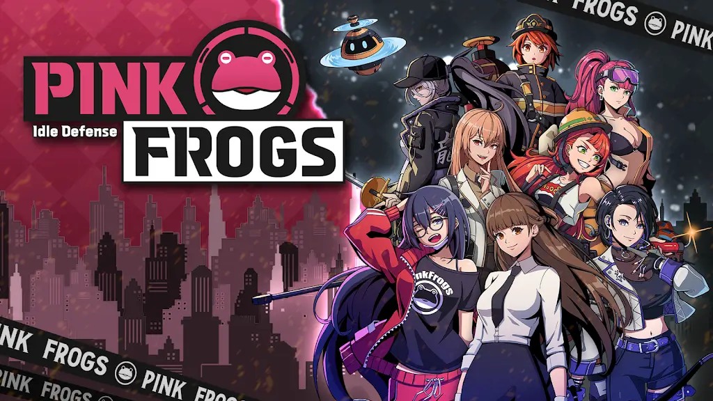 Captura de pantalla 1 de PINK FROGS: Idle Defence