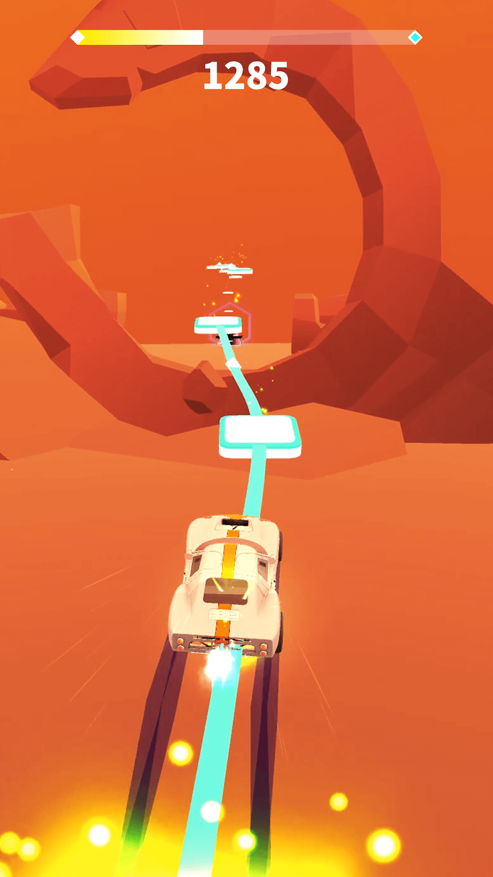 Screenshot in-game Racing Rhythm 3