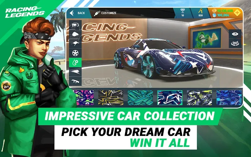 Tangkapan layar gameplay Racing Legends Funzy 5
