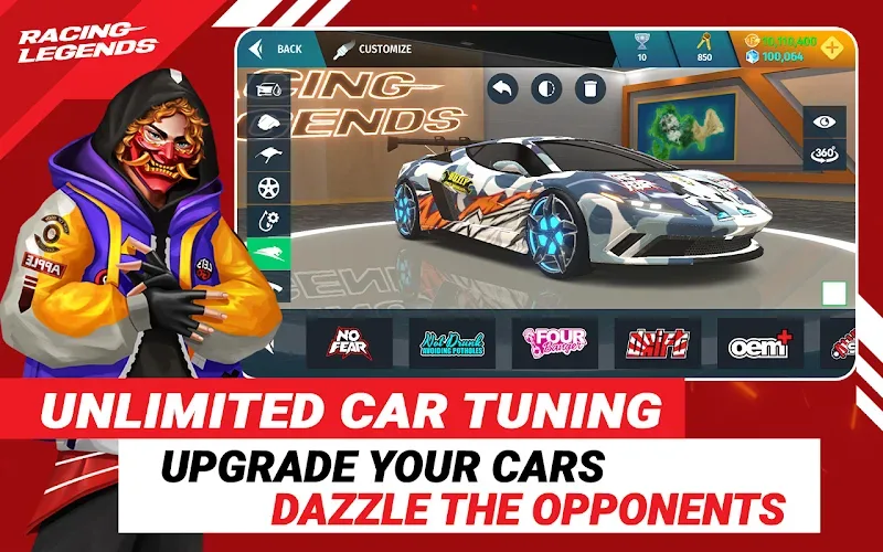 Tangkapan layar gameplay Racing Legends Funzy 4