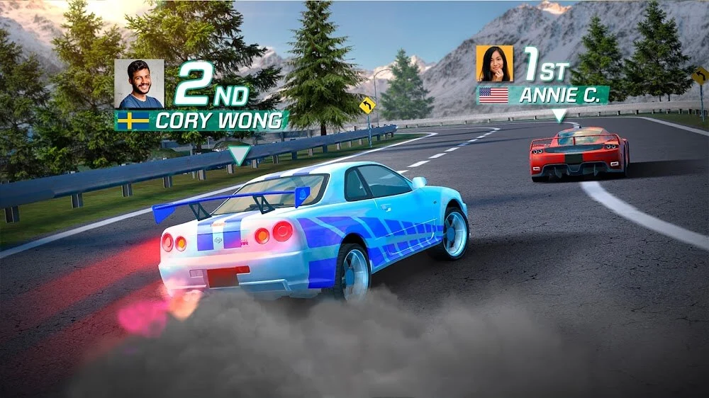 Captura de tela de gameplay de Racing Legends 4