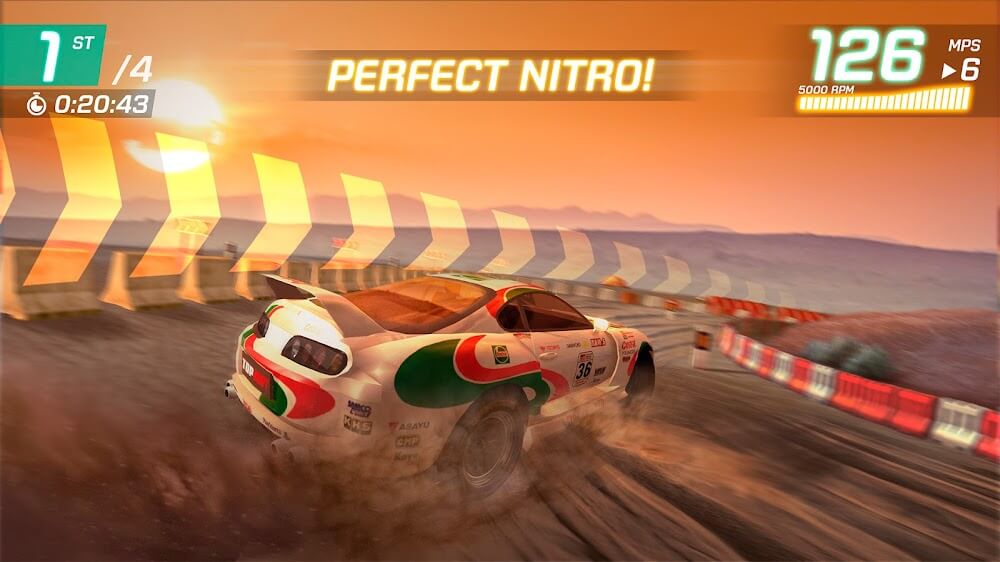 Captura de tela de gameplay de Racing Legends 6
