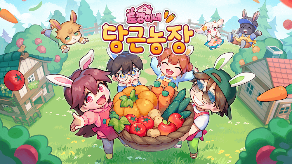 Rabbit Family's Carrot Farm gameplay screenshot 2