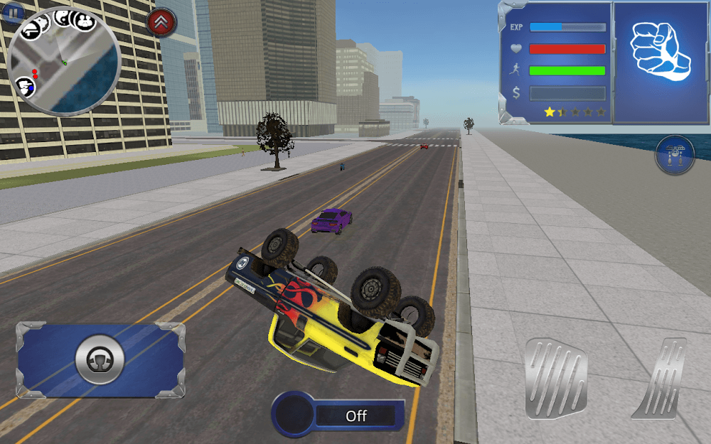 Tangkapan layar gameplay Pickup Truck Robot 7