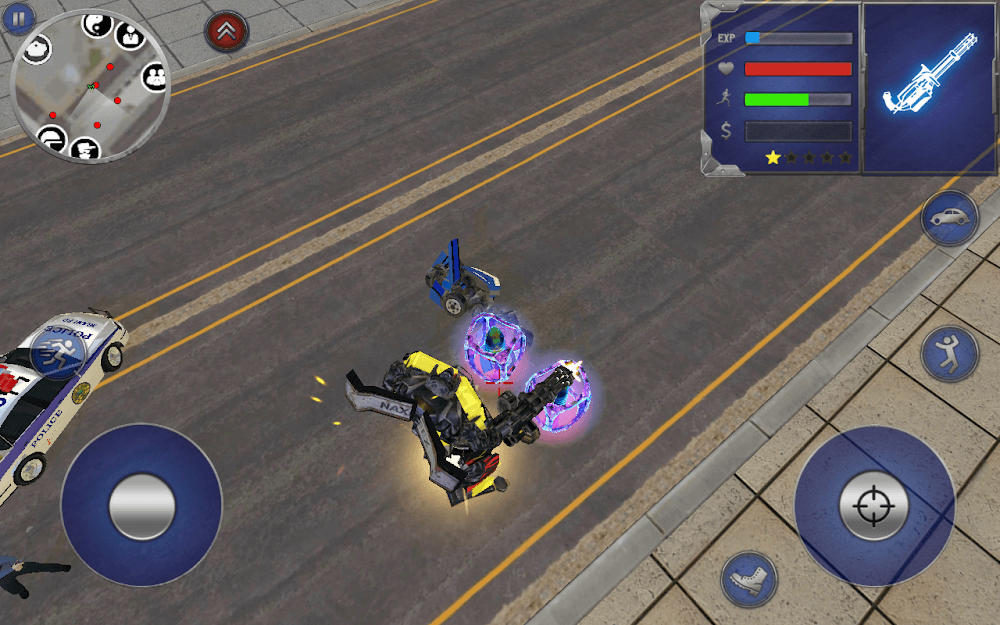 Tangkapan layar gameplay Pickup Truck Robot 6