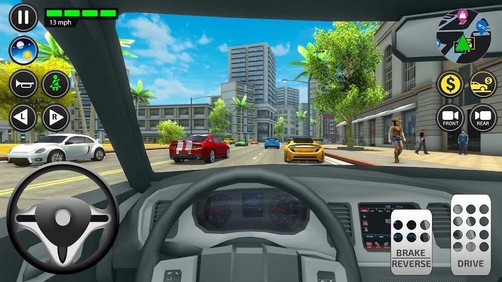 Captura de pantalla del gameplay 6 de Car Driving Open World