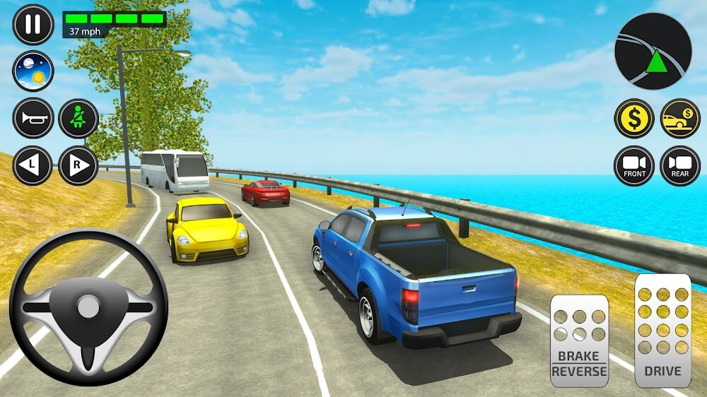 Captura de pantalla del gameplay 4 de Car Driving Open World