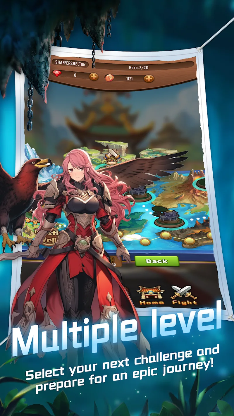 Screenshot Queue of Heroes 2
