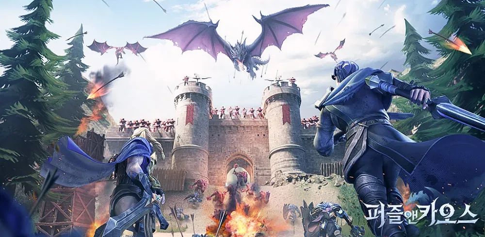 Tangkapan layar gameplay Puzzles & Chaos: Frozen Castle 1