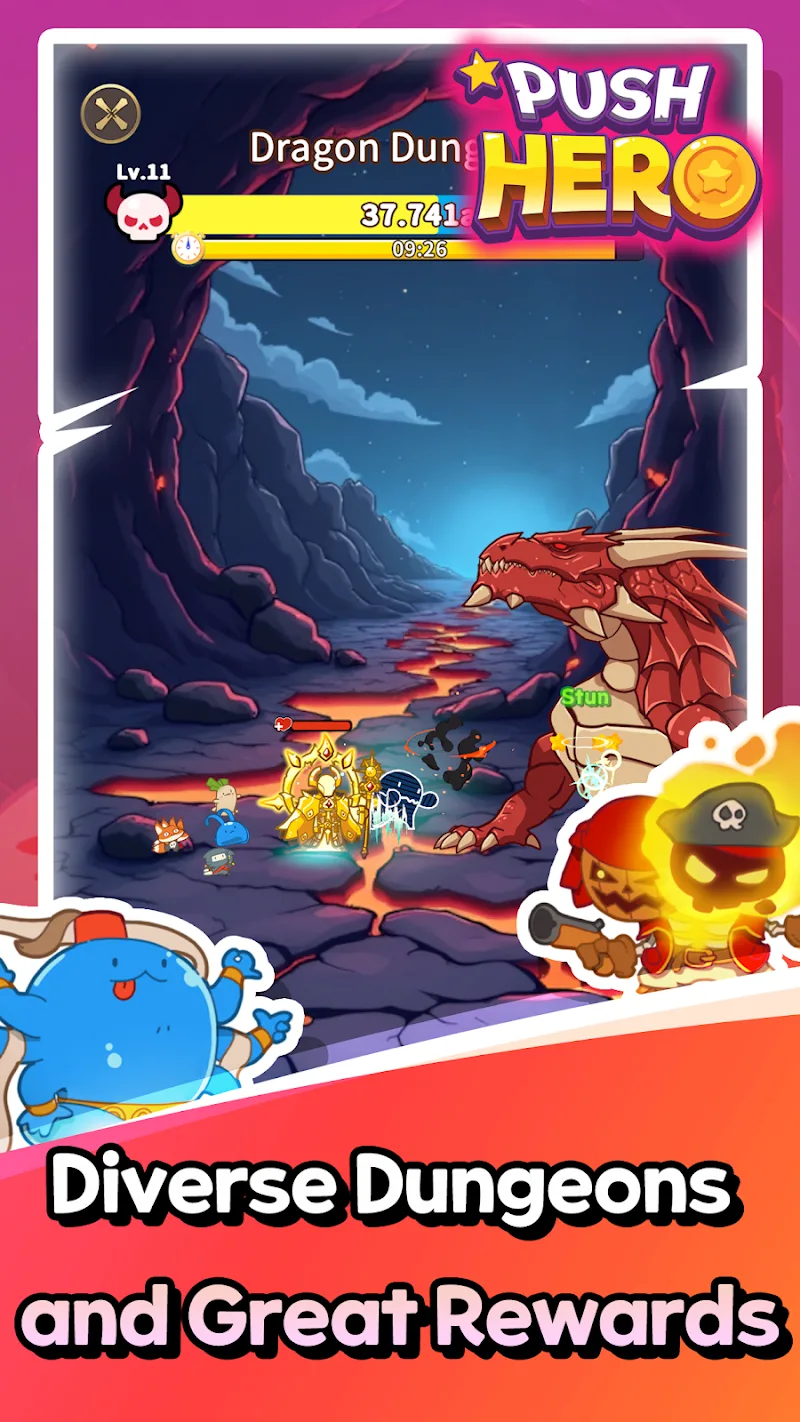 Tangkapan layar 6 Push Hero: Idle RPG