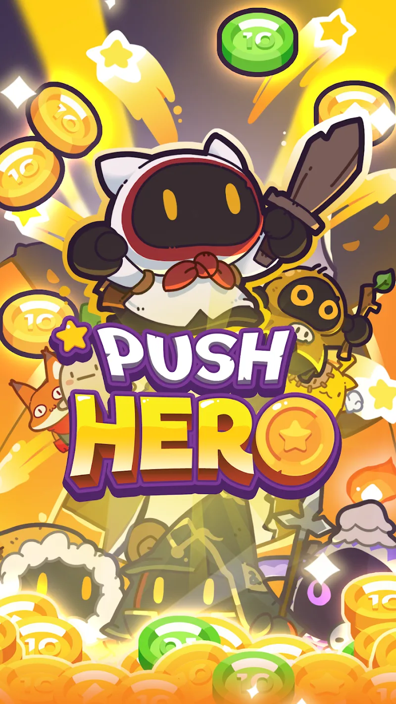 Tangkapan layar 2 Push Hero: Idle RPG