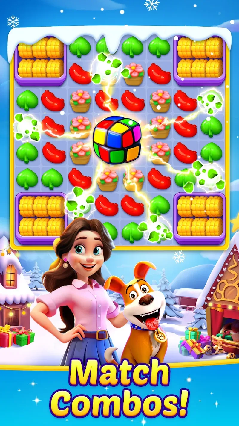 Captura de pantalla 2 de Puppy Match: Match 3 Game