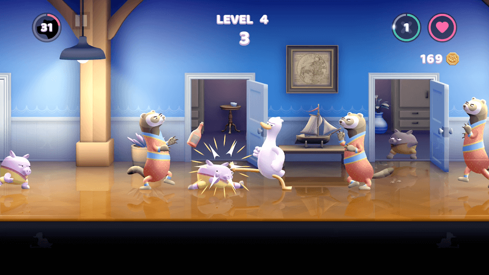 Screenshot gameplay Punch Kick Duck 5