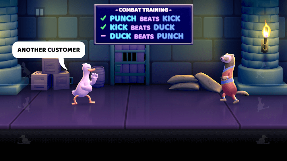 Screenshot gameplay Punch Kick Duck 2