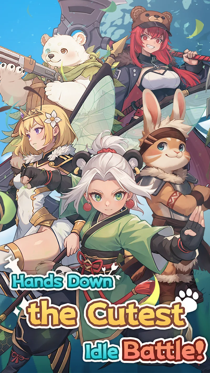 Paw Crusade: Idle RPG captura de pantalla 2
