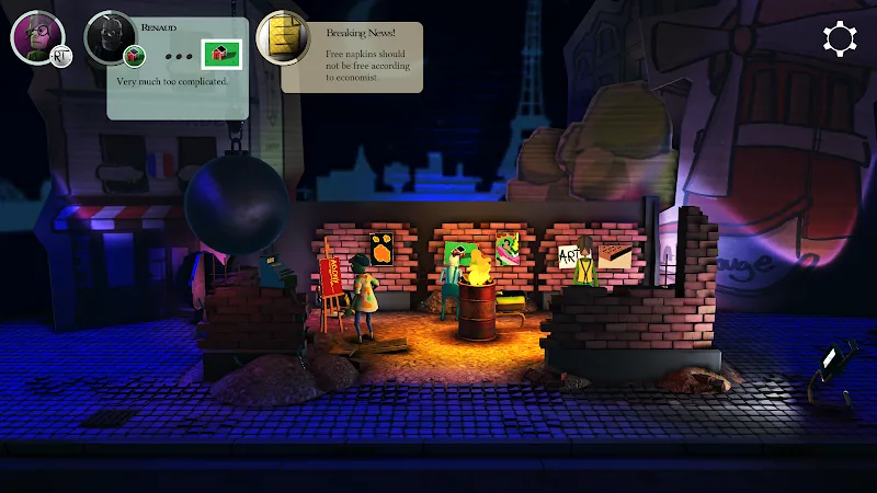 Captura de pantalla del gameplay de Passpartout: Starving Artist 5