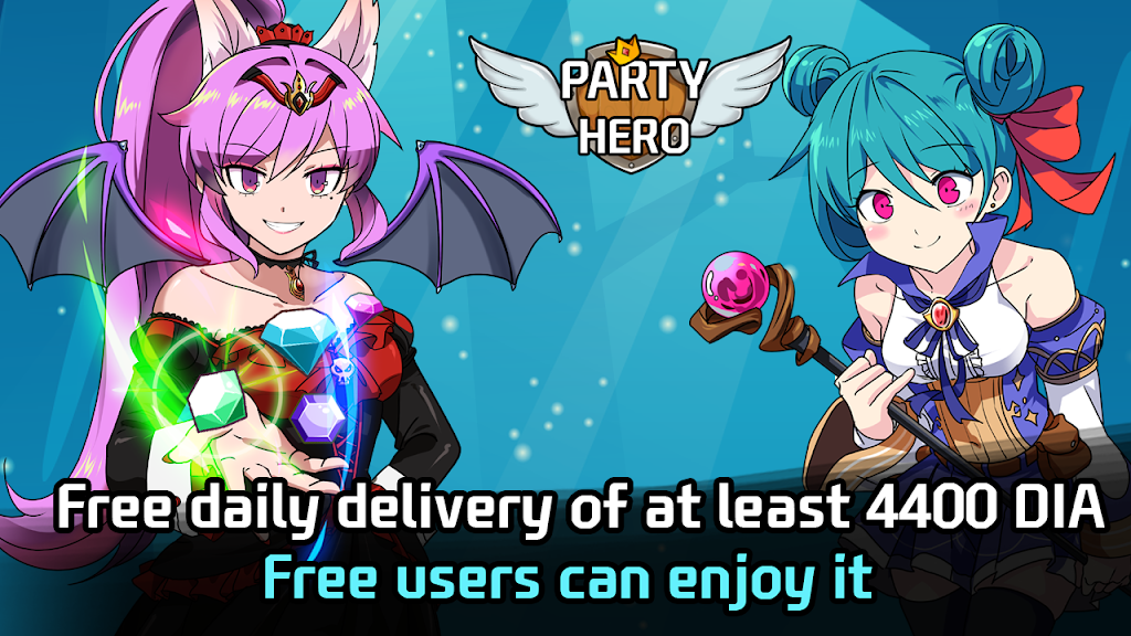 Tangkapan layar Party Hero 1