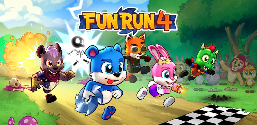 Fun Run 4 – Multiplayer Games Screenshot 1