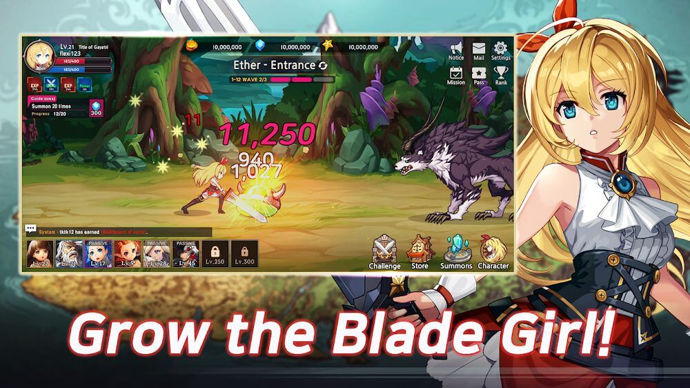Tangkapan layar Blade Girl: Idle RPG 2