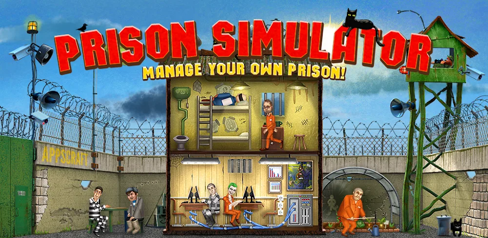 Captura de pantalla del gameplay de Prison Simulator 1