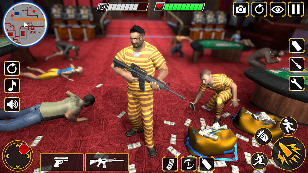 Vista previa de gameplay de Prison Escape Casino Robbery 3