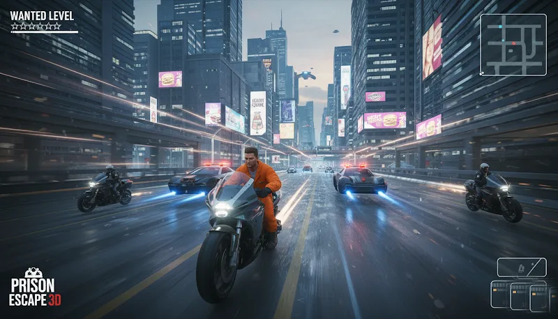 Prison Escape 3D: Bullet Hero gameplay screenshot 6