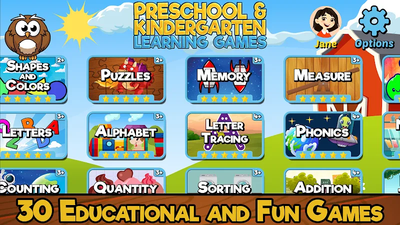 Captura de pantalla de vista previa de Preschool & Kindergarten Games 2