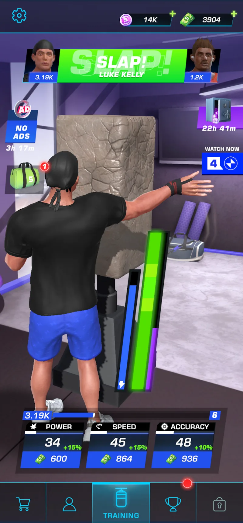 Prévia da jogabilidade de Power Slap 2