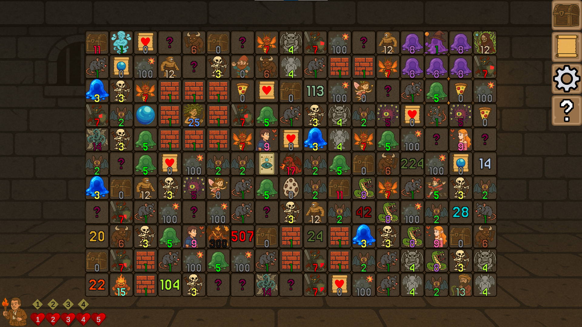 DungeonSweeper gameplay preview 2