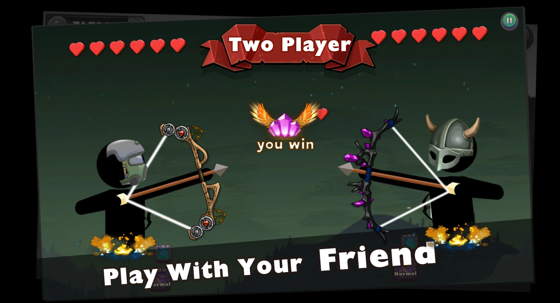 Archer, Stickman Game captura de tela 2