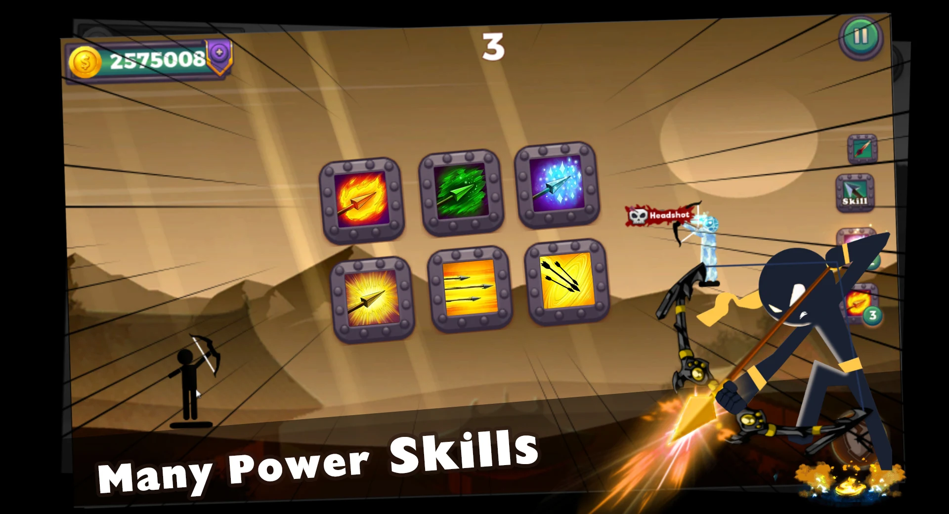 Archer Stickman Game captura de tela 3