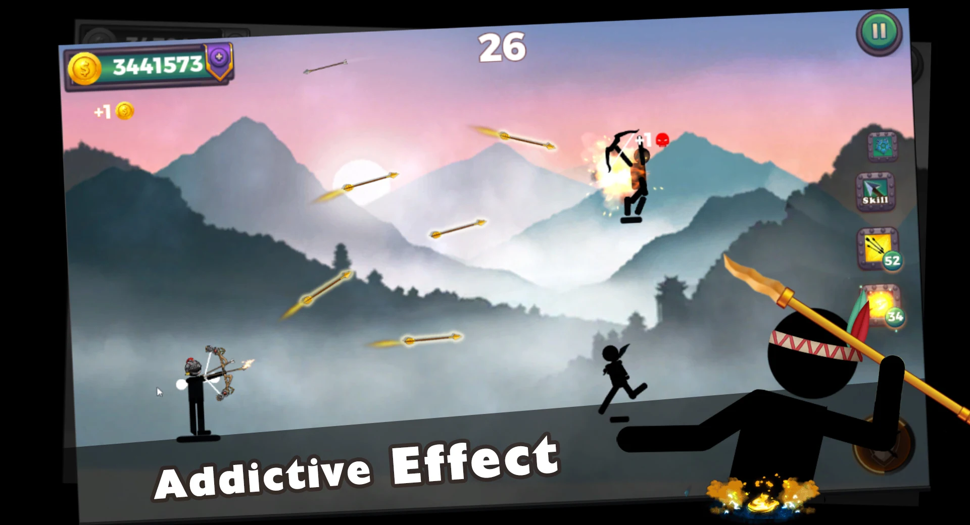 Archer Stickman Game captura de tela 5
