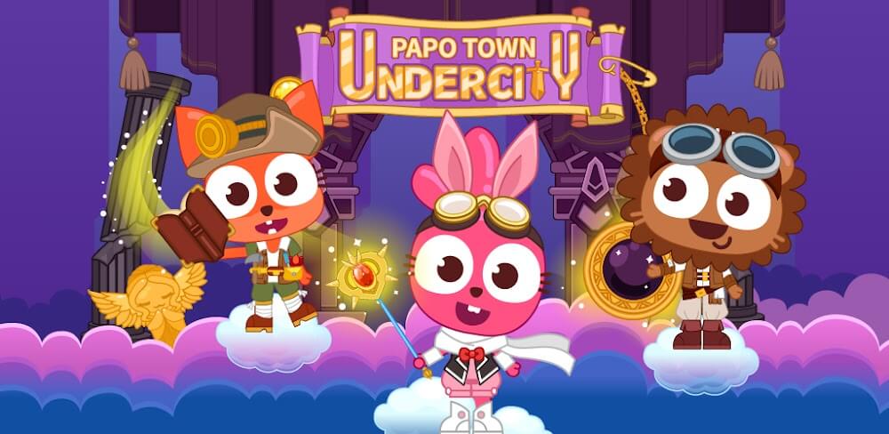 Papo Town: Underground City captura de pantalla 1