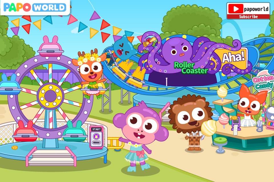 Papo Town: Amusement Park screenshot 2